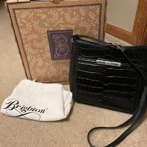 Brighton Black Crossbody Purse